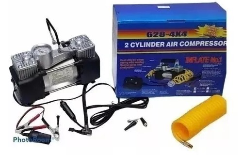 Compresor carro  4x4  Doble Piston 12 v